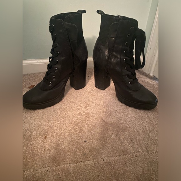 Steve Madden Latch Combat Boots - Picture 3 of 5
